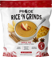 Pride Foods Rice N Grinds Apple Pie bowl – quick gluten-free breakfast for busy mornings