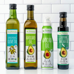 Primal Kitchen Avocado Oil kitchen setup with two-pack convenience