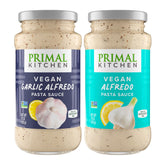 Primal Kitchen No-Dairy Alfredo Original bottle, ready to elevate dairy-free pasta with creaminess
