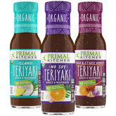 Primal Kitchen No Soy Teriyaki Original bottle ideal for versatile stir-fries.