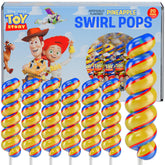 Toy Story swirl lollipops by Primary Colors Candy for party favors and decor