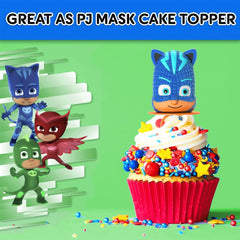 Primary Colors PJ Masks lollipop rings featuring Romeo for party decor