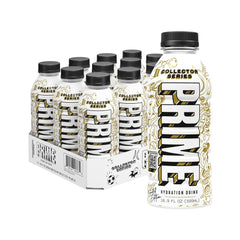PRIME Hydration Collector Series bottle front displaying bold flavor and design