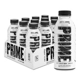 Prime Hydration META MOON bottle front showing electrolyte blend for active days.
