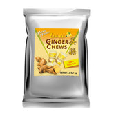 Prince of Peace ginger chews lemon bag, convenient on-the-go candy