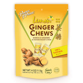 Prince of Peace Ginger Chews with Lemon packaging front, ideal for on-the-go citrus ginger snacking.