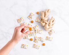 Center-filled ginger burst adds extra zing to a sweet, spicy treat.