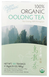 Prince of Peace Organic Oolong Tea bags ready for quick brewing