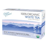 Prince of Peace Organic White Tea Bags pour a fresh aroma and convenience.