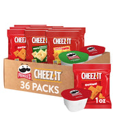 Pringles and Cheez-It variety-pack box open, ideal for on-the-go snacking