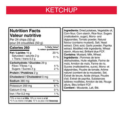 Pringles Ketchup chip close-up highlights bold flavor and crispy texture for snack cravings.