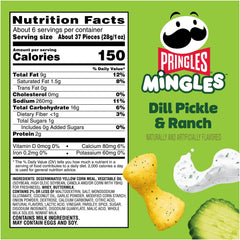 Pringles Mingles bowtie puffs close-up show two flavors in one bite.