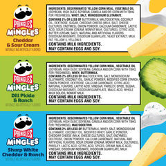 Pringles Mingles dill pickle ranch bowtie puffs ideal for on-the-go munching