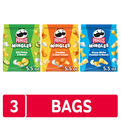 Pringles Mingles variety pack front view highlighting three flavor pairings