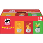 Pringles Original cups show classic flavor in stackable cups for quick snacking