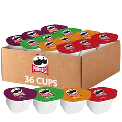 Pringles Snack Stacks Original cups offer crisp potato bites on the go.