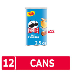 Pringles stackable crisps in a can illustrating portable sharing