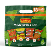 Prodiana Diana Hot Curls snack packs deliver crisp, mildly spicy crunch for quick bites.