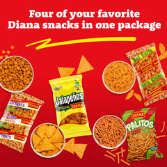 Prodiana Diana Spicy Lime Palitos deliver citrus-kick crunch with a playful chili note.