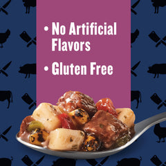 Progresso Pitmaster label close-up showing quality ingredients