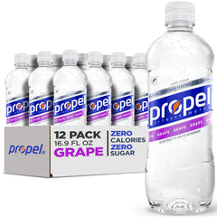 Propel grape electrolyte water bottle for workout hydration with electrolytes