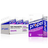 Propel Kiwi Strawberry electrolyte packets for zero calorie hydration during workouts.