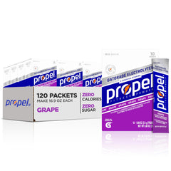 Propel Kiwi Strawberry electrolyte packets for zero calorie hydration during workouts.