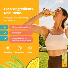 Protein Pop Pina Colada can provides a tropical flavor with 22g protein.