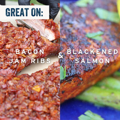 PS Seasoning Notorious PIG label-design, premium packaging showcases quality ingredients.