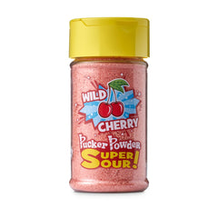 Pucker Powder Blue Raspberry topping adds a bright flavor pop to ice cream.