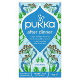 Pukka Herbal Tea dual-chamber bag showing full-potency design for richer flavor.