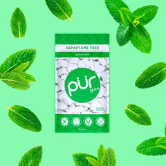Aspartame-free PUR Gum for a sugar-free chew.
