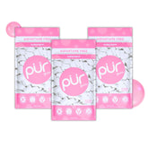PUR Gum Bubblegum sugar-free gum in resealable bag for on-the-go snacking.