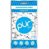 Pur Gum Peppermint three-bag packaging for portable freshness.