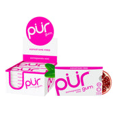 PUR Gum pomegranate mint blister pack for fruity breath refreshment