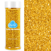 Purbot Gold Sanding Sugar bottle close-up showing fine sparkle for cookie decorating