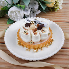 PURBOT Pearl Sprinkles 7mm white bold dessert accents.