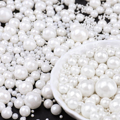 PURBOT White Pearl Sprinkles bottle for elegant edible pearls on desserts
