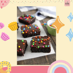 Cookies topped with Pure Food by Estée rainbow chips for color and texture