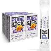 Pure Kick mango acai box set, convenient 12-box bundle for on-the-go fueling.