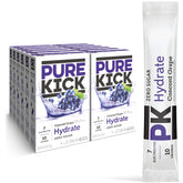 Pure Kick Concord Grape boxes provide convenient hydration for busy days.