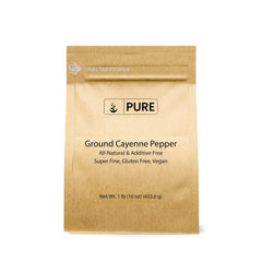 Pure Original Ingredients ground cayenne pepper bag for sauces and rubs