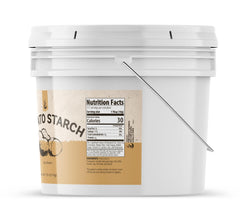 Pure Original Ingredients potato starch jar for quick dessert thickening.