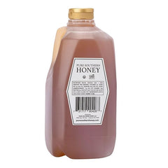 Pure Southern Honey gallberry jar closeup shows unfiltered texture and natural color