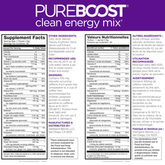 Pureboost Acai Alert packets close-up showing convenient single-serve sachets.