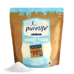Purelife iodized sea salt fine ground bottle for everyday cooking and flavor.
