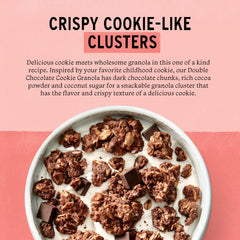 Purely Elizabeth granola with yogurt bowl demonstrates a tasty breakfast or snack