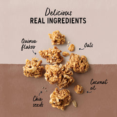 Purely Elizabeth packaging label highlights gluten-free, vegan, and non-GMO ingredients.