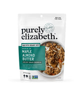 Purely Elizabeth Granola Nut Butter Maple jar shows organic sweetness and protein balance