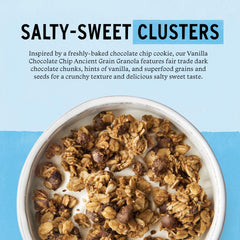Purely Elizabeth Organic oats and ancient grains blend for wholesome crunch.